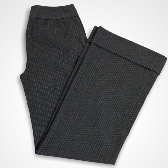 Semantiks Gray Pinstripe Trousers - Picture 3 of 7